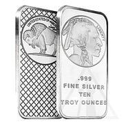 🦬Last Day Flash Sale!🔥Buffalo Silver Bar🏦 | Silvertowne Mint 999 Silver Bar-ABB8