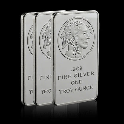 🔥Last Day Promotion 60% OFF🔥Buffalo Silver Bar | Silvertowne Mint 999 Silver Bar-ABB8