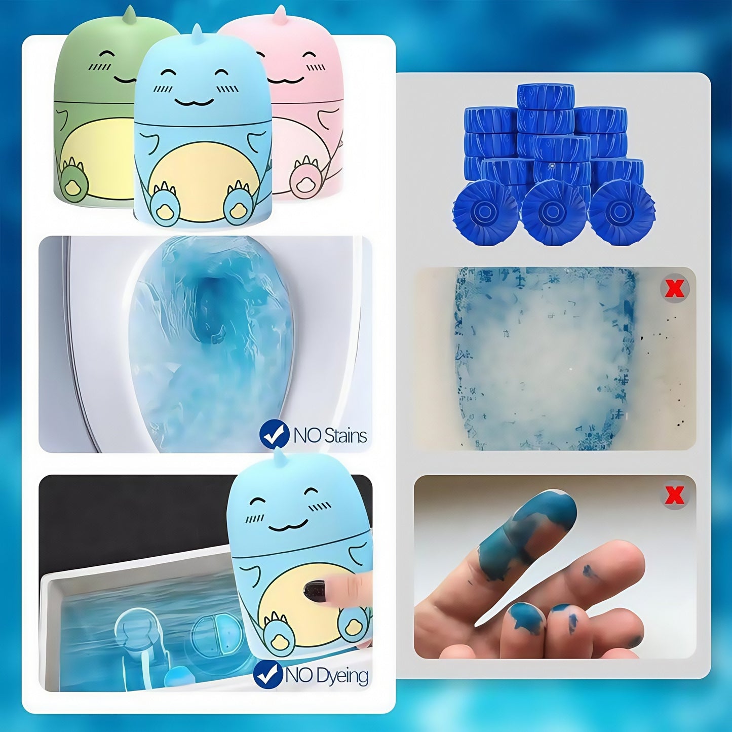 🔥Toilet Cleaner & Toilet Deodorizer Wonder-H1