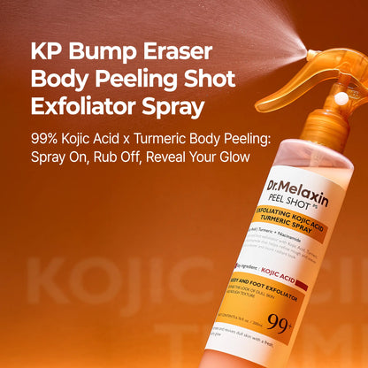 👑Hot Sale 49% OFF🏆Peel Shot Keratin Care Kojic Acid Turmeric Spray 200ml Pore Clearing Exfoliating Formula Skin Repair Scrub-TJY