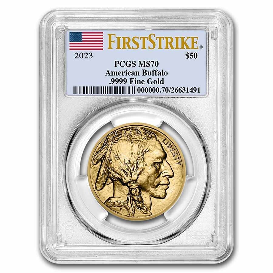 Certified by PCGS! Last 20 sets!!! American Gold Buffalo 1 oz $50 - BU Coin🦬 | A True American Classic-ABB8