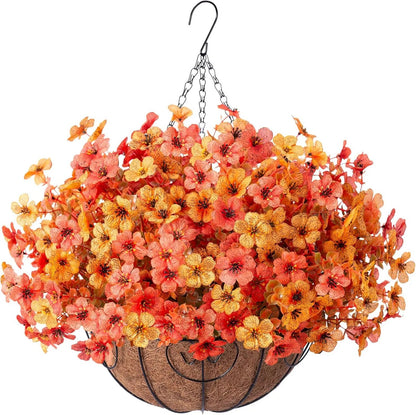 Last Day Promotion! 🔥 Simulated Hanging Flower Basket🌸 No Watering, No Wilting💧—Just a Picture Perfect Home Every Single Day-923