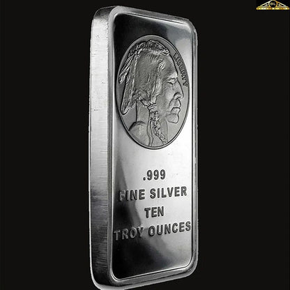 🔥Last Day Flash Sale!!️Buffalo Silver Bar | Silvertowne Mint 999 Silver Bar-GD