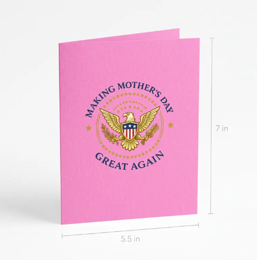 Trump Talking Mothers Day Card 5x7 Greeting Card Funny Built in Audio Message Premium Quality-H1
