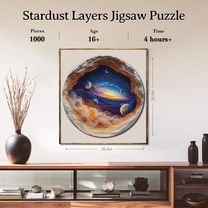 🥳2026 HOT SALE🥳💞50K+ SOLD!✨Artistic 1000-Piece Cardboard Jigsaw Puzzle - Stardust Layers-#YUN7