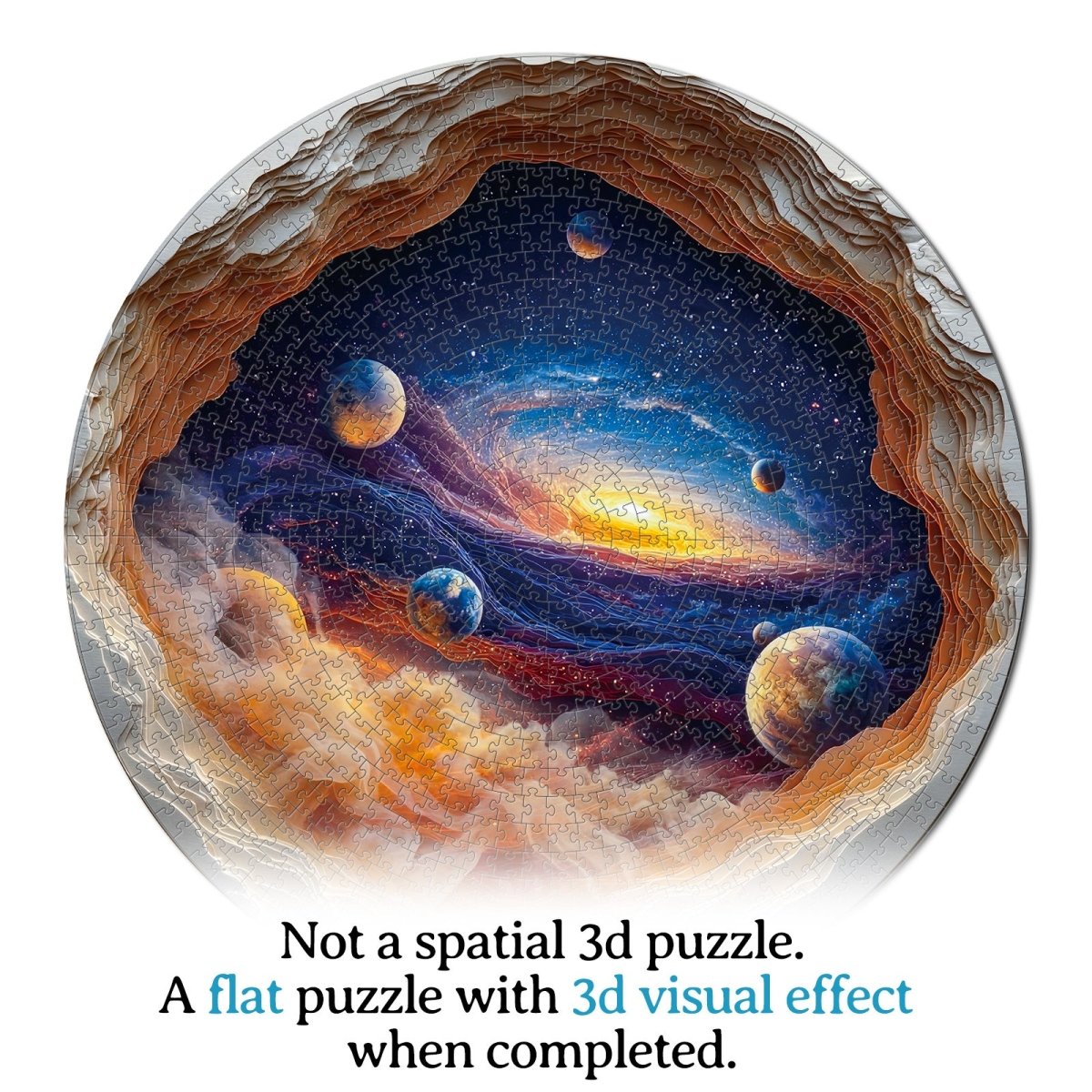 🥳2026 HOT SALE🥳💞50K+ SOLD!✨Artistic 1000-Piece Cardboard Jigsaw Puzzle - Stardust Layers-#YUN7
