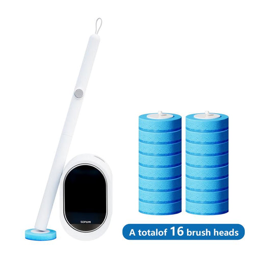 🎊BIG DEAL 50% OFF🎉Toilet Scrubber Kit with Self-Cleaning Disposable Pads – No Pre-Rinse, No Mess, No Odor-W18