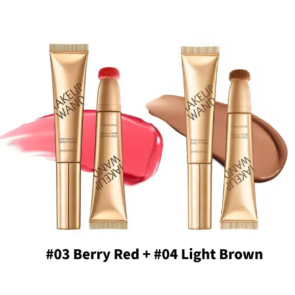🎁LAST DAY  BUY 1 GET 1 FREE 💖Blush Wand & Contour Wand Duo-H1