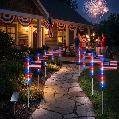 Ideal for Independence Day Pathways, Gardens, and Yard Decor-H1