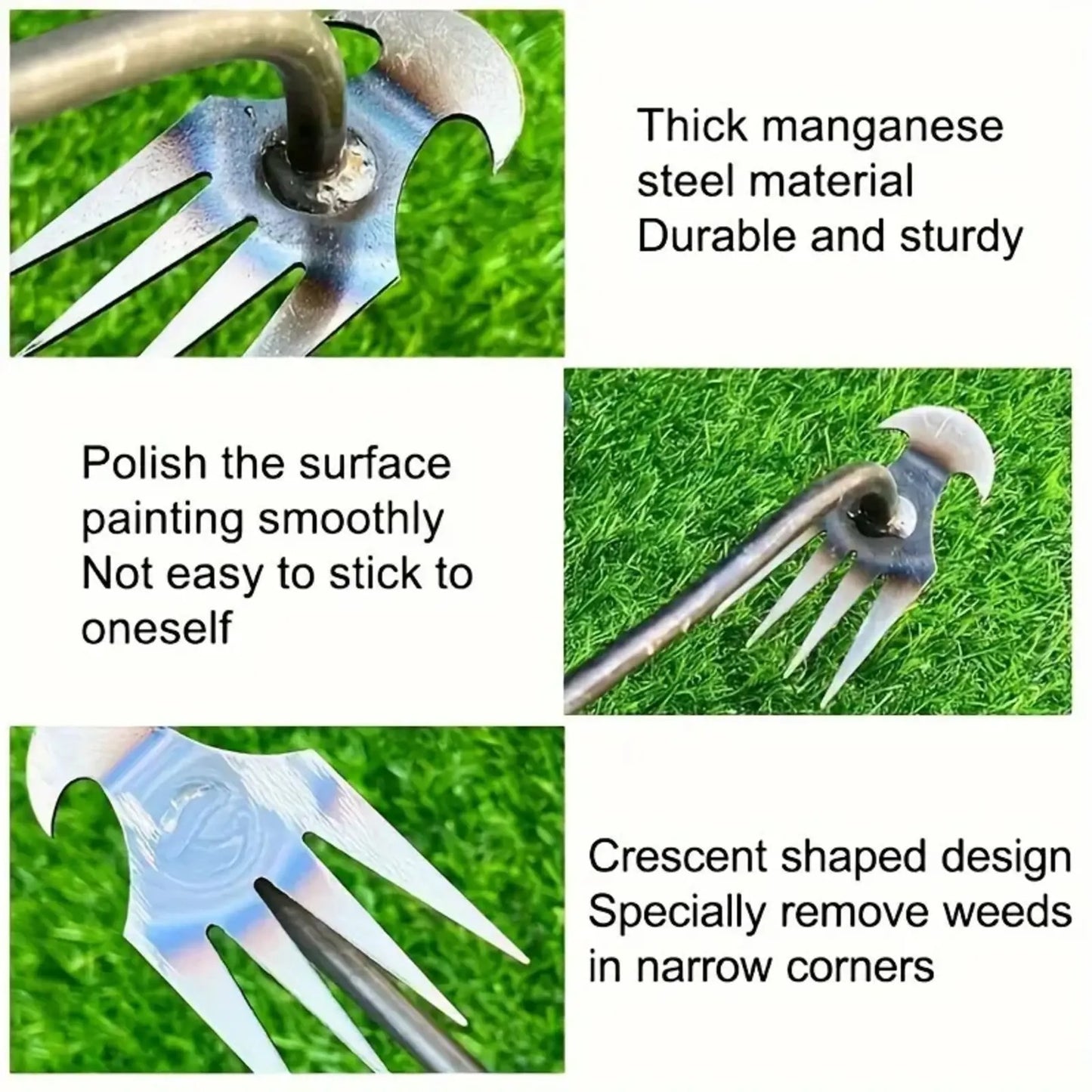 🔥4-Tooth Manganese Steel Weed Puller - Remove weeds without expensive sprays -GD