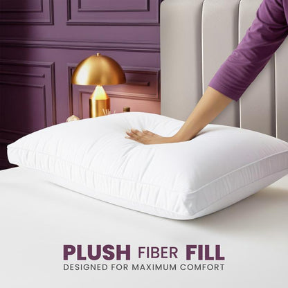 👑【New Year Deal】Utopia Bedding Gusseted Pillows Set King Queen & Standard Size White Pack of 2 Durable Breathable Soft Memory Foam for Cozy Sleep Hotel Quality-ZZQ