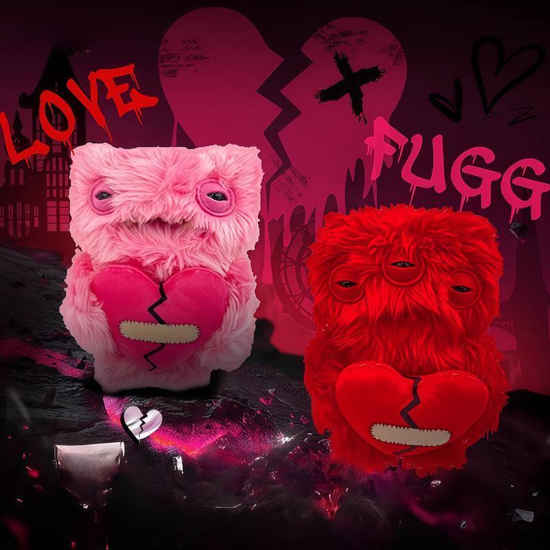 Toothed Plush Doll Cute Monster Plush Toy Series, High-Quality Stuffed Animal, Perfect Gift for Valentine's Day, Birthday, Wedding Decor, Friends & Memorable Gifts-XA