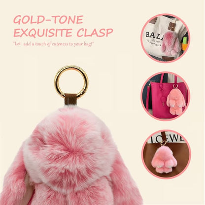 🐰Easter Early Bird Special 40% OFF🌸Handcrafted Soft Bunny Charm: Adorable Plush Rabbit Toy Keychain-923