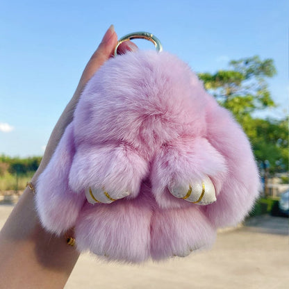 🐰Easter Early Bird Special 40% OFF🌸Handcrafted Soft Bunny Charm: Adorable Plush Rabbit Toy Keychain-923