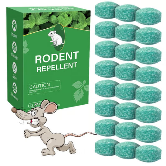 🔥12 - Pack Popular Natural Rodent Repellent Balls🐀 Infused with peppermint and lemon oil these balls effectively deter squirrels rats spiders and other pests-W18