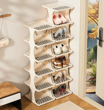 🥿3/4/5-layer vertical detachable shoe storage rack 1 modern shoe rack shoe cabinet gift storage rack home storage rack home storage supplies-W18