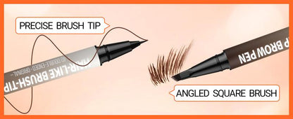 🎁Dual-Ended Eyeliner🎉2-in-1 Eyebrow Pencil with Waterproof Microblading-ABB8