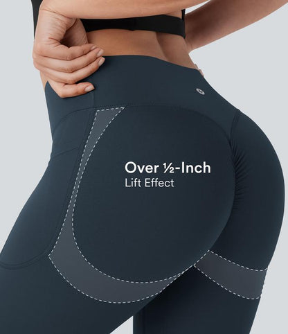 🏆Flash Sale 50K+ SOLD!🔥 High Waisted Scrunch Butt Lifting Tummy Control Pocket Shaping Training Leggings-W18
