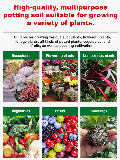 🌿🌻 Premium Garden Soil Energizer - 30% Faster Root Development & Growth. 🧪 Concentrated Bio-Formula for Vibrant Flowers & Vegetables-TJY