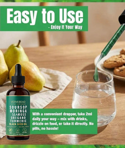 🔥First 100:2nd Item 60%Off🔥Soursop Natural Drops -w18