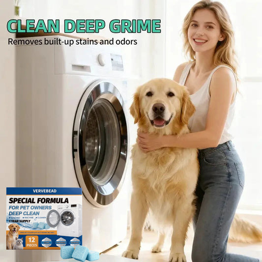 🏆Flash Sale 50K+ SOLD!🔥Eco-Friendly Washing Machine Cleaner Fights Pet Odors-W18