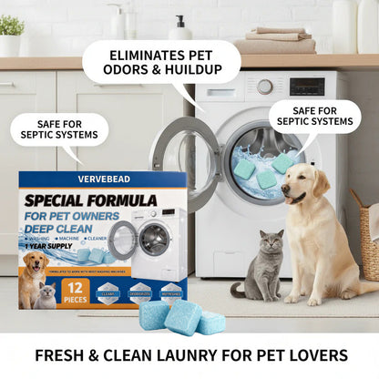 🏆Flash Sale 50K+ SOLD!🔥Eco-Friendly Washing Machine Cleaner Fights Pet Odors-W18