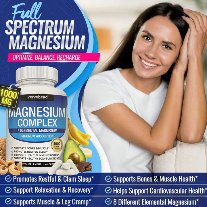 🔥Los primeros 100: segundo artículo con 60% de descuento🔥Magnesio Complex 8en1-W18