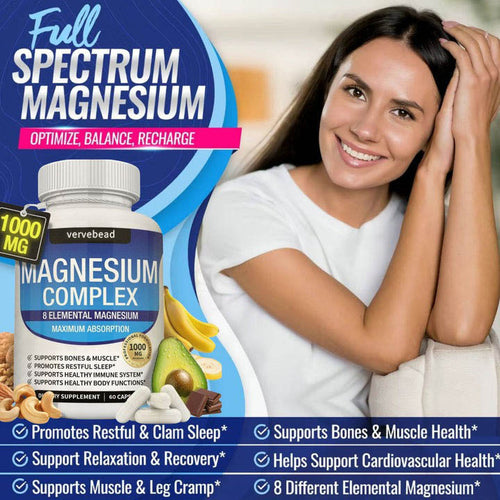 🔥Los primeros 100: segundo artículo con 60% de descuento🔥Magnesio Complex 8en1-W18