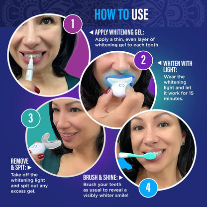 🏆Flash Sale⚡Professional Whitening Wireless Kit🦷-Get up to 12 shades whiter teeth-ABB8