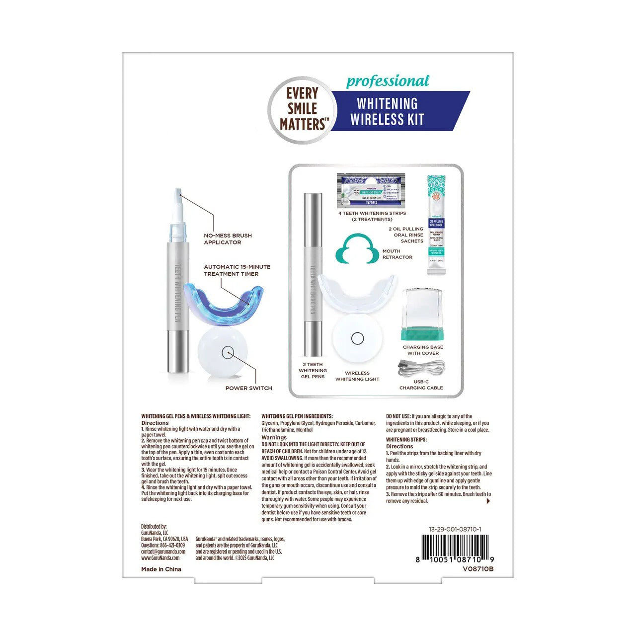 🏆Flash Sale⚡Professional Whitening Wireless Kit🦷-Get up to 12 shades whiter teeth-ABB8