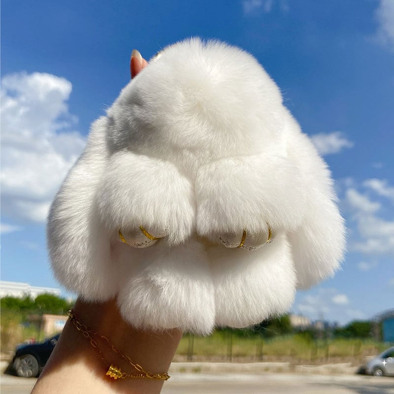 🐰Easter Early Bird Special 40% OFF🌸Handcrafted Soft Bunny Charm: Adorable Plush Rabbit Toy Keychain-923