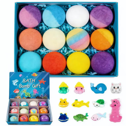 🔥LAST DAY 49% OFF - 🛁 Natural Bath Bombs for Kids with Mega Bubbles & Surprise Inside 🥚✨-923