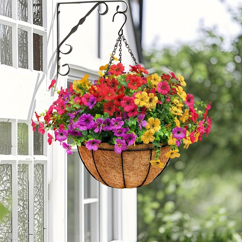 Last Day Promotion! 🔥 Simulated Hanging Flower Basket🌸 No Watering, No Wilting💧—Just a Picture Perfect Home Every Single Day-923