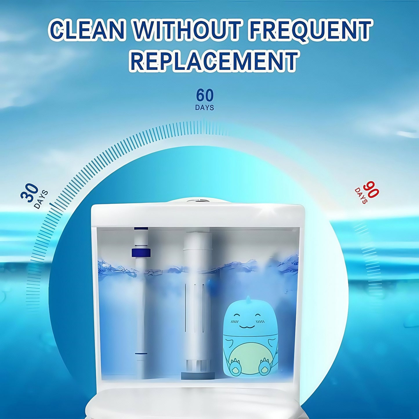 🔥Toilet Cleaner & Toilet Deodorizer Wonder-H1