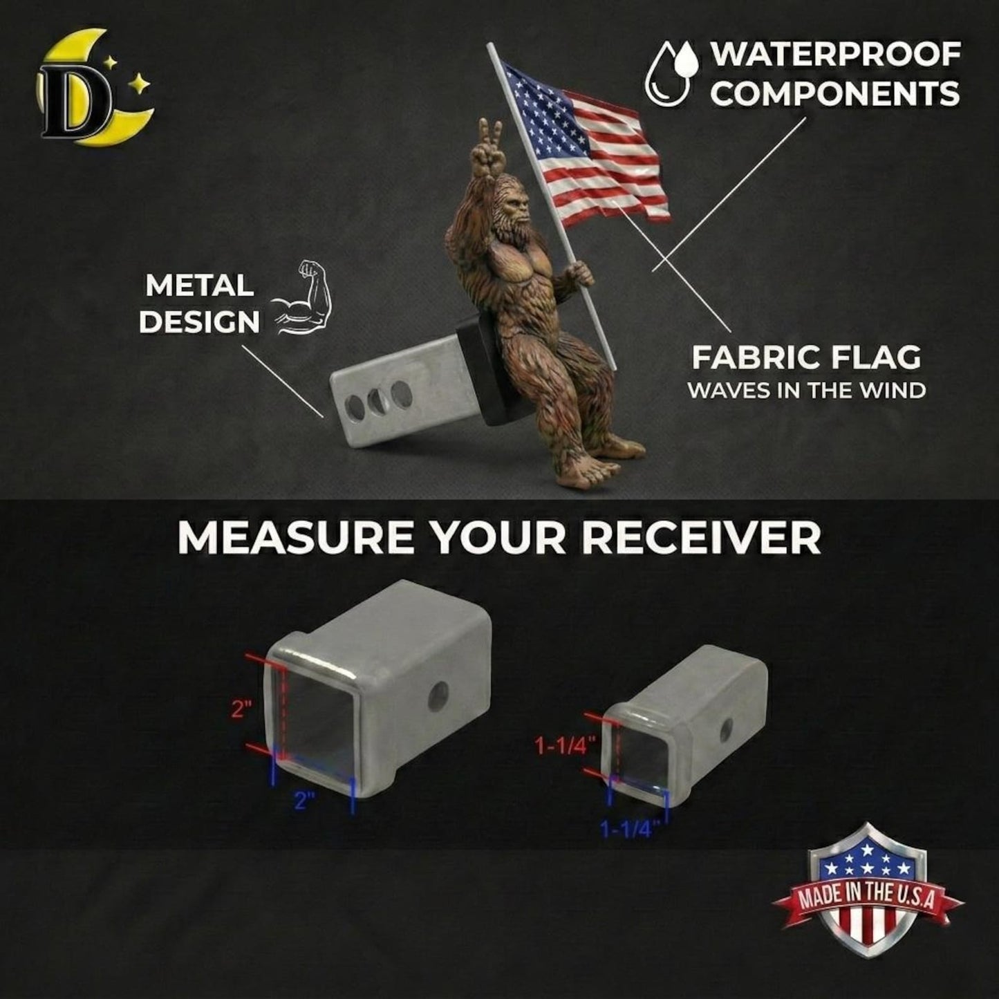 🔥LAST DAY 49% OFF- Patriot Bigfoot Trailer Hitch-ABB8（X）