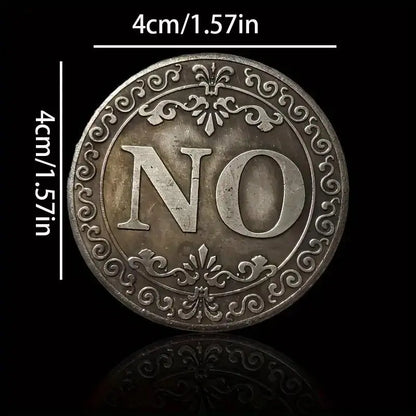 🔥🪙【Last Day 49% OFF】🔥Yes No Decision Maker Lucky Coin⚡1 Count Double-sided Commemorative Coin-TJY