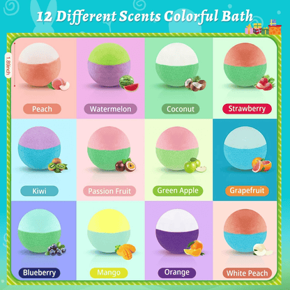 🔥LAST DAY 49% OFF - 🛁 Natural Bath Bombs for Kids with Mega Bubbles & Surprise Inside 🥚✨-923