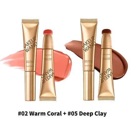 🎁LAST DAY  BUY 1 GET 1 FREE 💖Blush Wand & Contour Wand Duo-H1