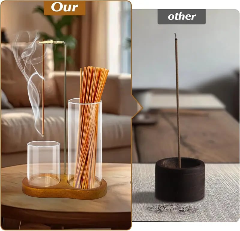 🔥First 100:2nd Item 60%Off🔥2 in 1 Incense & Candle Holder-W18