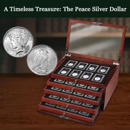 Last 8 Sets!!!The Complete Collection of 1921~1935 Peace Silver Dollar-ABB8
