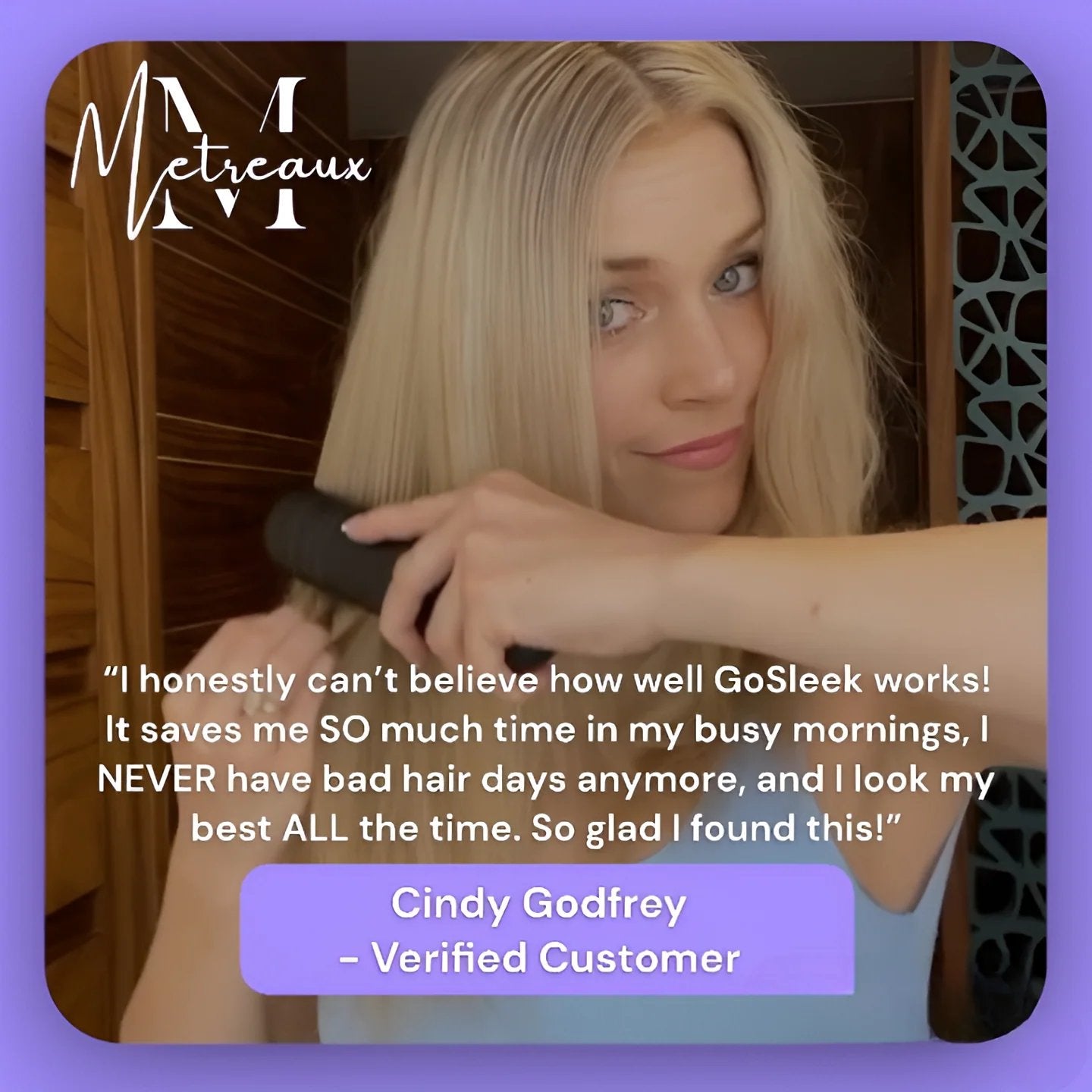 ⚡50K+ SOLD!💁‍♀️Wireless Ceramic Heating Hair Straightening Hairbrush-H1