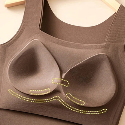 🔥💐Women's U Neck Thermal Tank Tops with Built-In Bra-H1