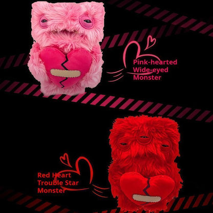 Toothed Plush Doll Cute Monster Plush Toy Series, High-Quality Stuffed Animal, Perfect Gift for Valentine's Day, Birthday, Wedding Decor, Friends & Memorable Gifts-XA