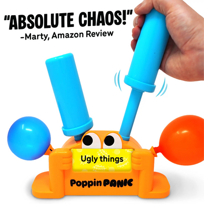 Poppin' Panic Think fast or pop under pressure!  The Balloon-Popping Party Game!-H1