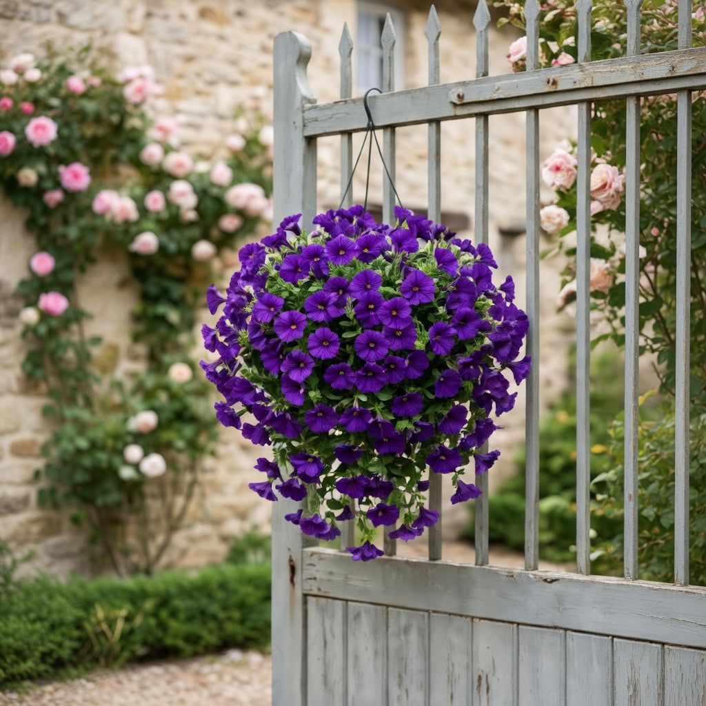 🌸 Spring Summer Home Decoration - 🌿 Fake Silk Colorful Morning Glory-GD