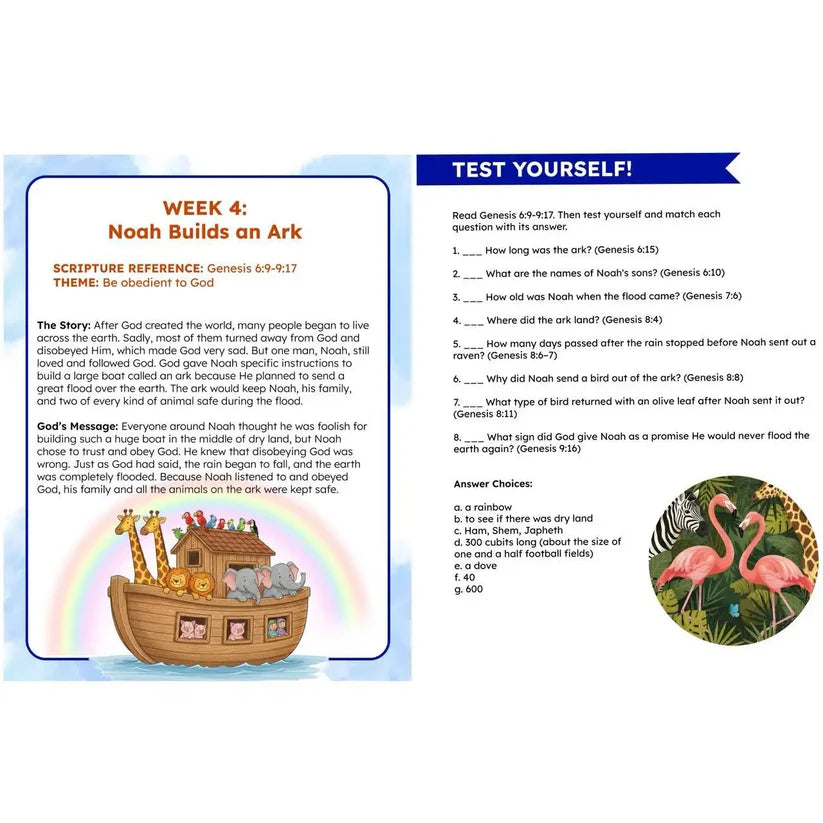 Easter Bible Study Workbook for Kids – Fun Lessons &amp; Activities to Grow Faith -W18