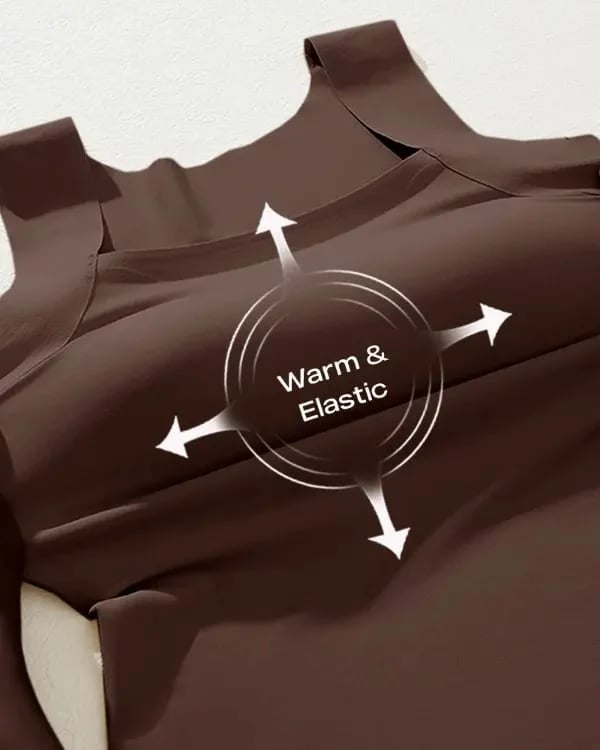 🔥💐Women's U Neck Thermal Tank Tops with Built-In Bra-H1