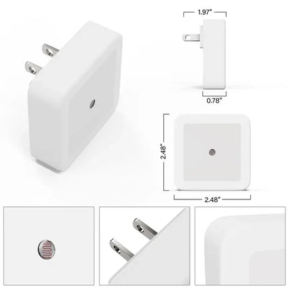 🔥Night Lights Plug into Wall 6-Pack, Plug in Night Light, Dusk to Dawn Nightlight Led Night Lights✨-W18