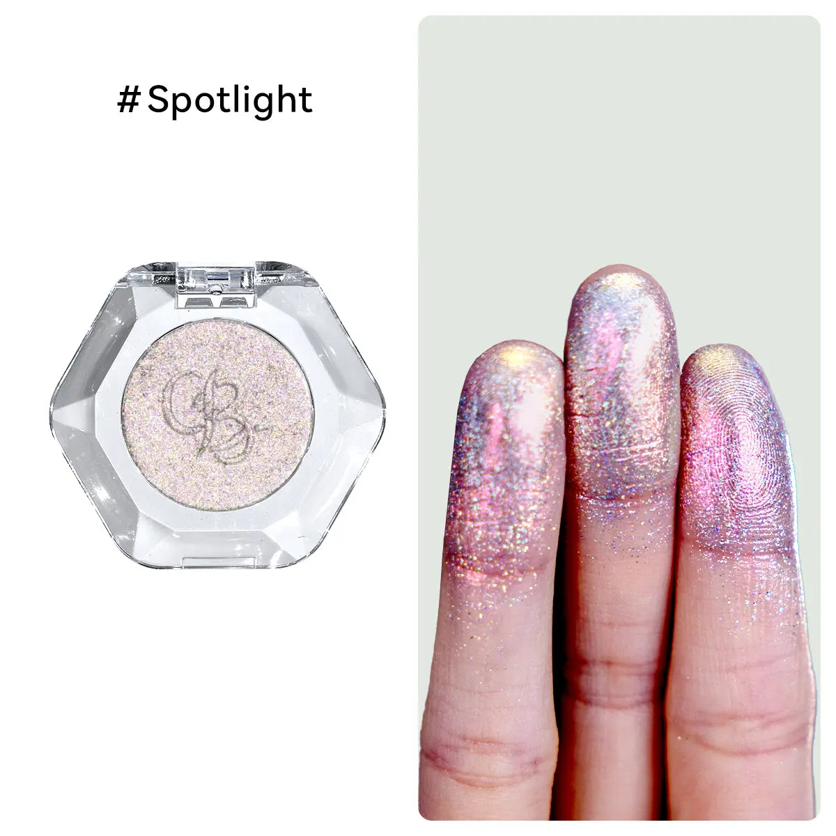🔥Save Up To 56% Today🔥single multi-chrome eyeshadows, sparkly shimmer glitter eyeshadow, iridescent shimmer, talc free, holographic ,color-shifting, metallic iridescent shimmer shadow duochrome-TJY