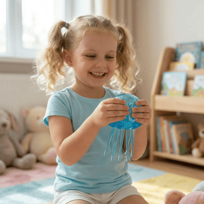 🪼🎁Cute Glitter Jellyfish Squishy✨✝️-Easter Basket Stuffer for Kids-ABB8
